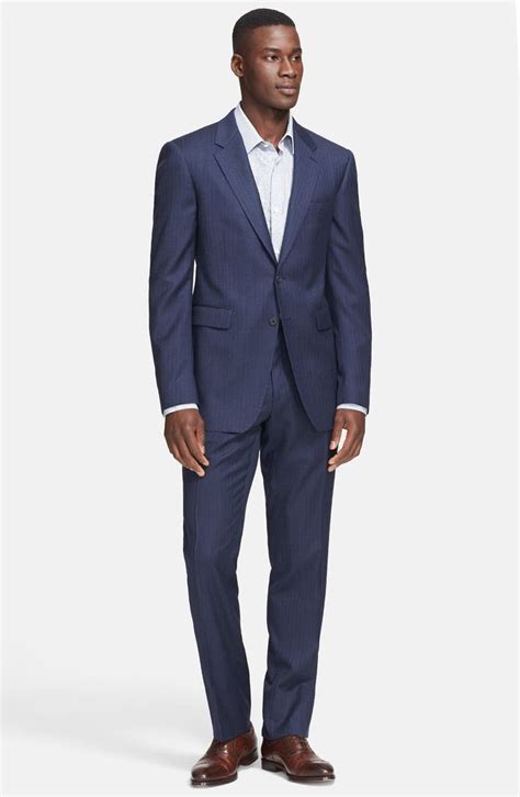 burberry men's milibank navy suit|burberry clothing website.